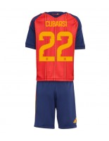 Španělsko Pau Cubarsi #22 Domácí dres pro děti MS 2026 Krátký Rukáv (+ trenýrky)